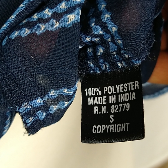 Small sheer blue tunic - Picture 4 of 6